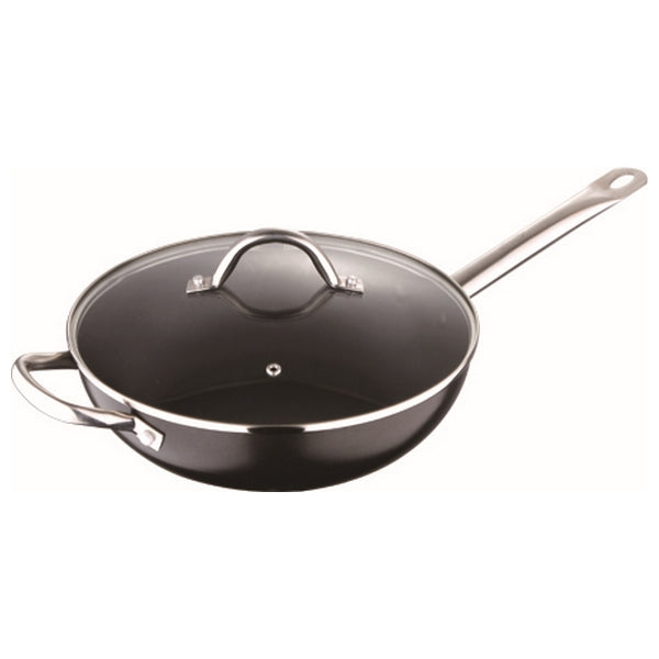Wok Pfanne San Ignacio Profesional Chef Schwarz Geschmiedetes Aluminium (Ø 28 cm)