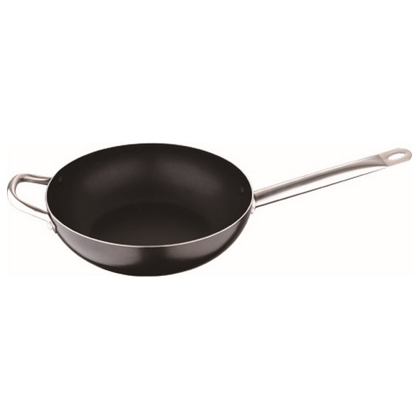 Wok Pfanne San Ignacio Profesional Chef Schwarz Geschmiedetes Aluminium (Ø 28 cm)