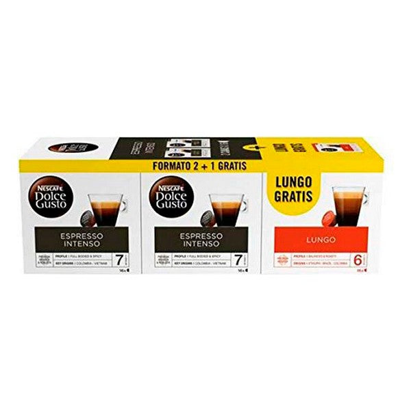 Kaffeekapseln Nescafé Dolce Gusto 12455372 Espresso Intenso Lungo (48 uds)