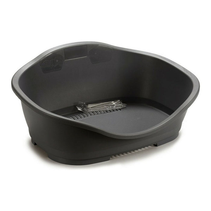 Hundebett Stefanplast Grau Kunststoff (49 x 27,5 x 68 cm)