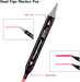 80 Farbige Marker Set, Graffiti Pens, Marker Stift Set Doppelspitze Textmarker, für Studenten Manga Kunstler Sketch Marker Stifte Set