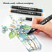 80 Farbige Marker Set, Graffiti Pens, Marker Stift Set Doppelspitze Textmarker, für Studenten Manga Kunstler Sketch Marker Stifte Set