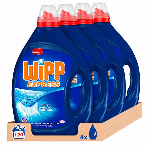 Flüssiges Waschmittel Wipp Express Blau (120 Waschgänge) (Refurbished A+)
