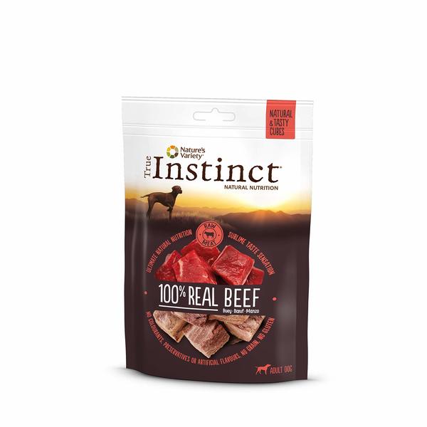Snack für Hunde Cubes Beef True Instinct (50 g) (Refurbished A+)