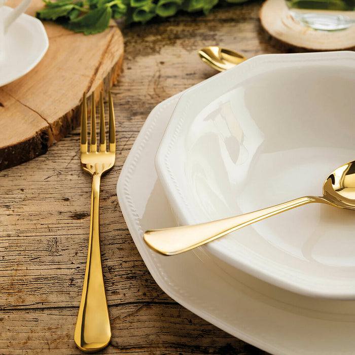 Geschirr Churchill Artic White aus Keramik Weiß (19 pcs)