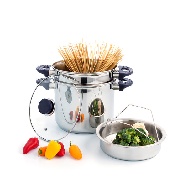 Topfset Quid Edelstahl (5 pcs) (Ø 22-24-14 cm)