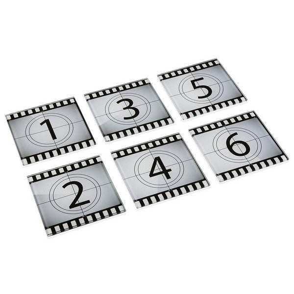 Untersetzer Kristall Zahlen (6 pcs)