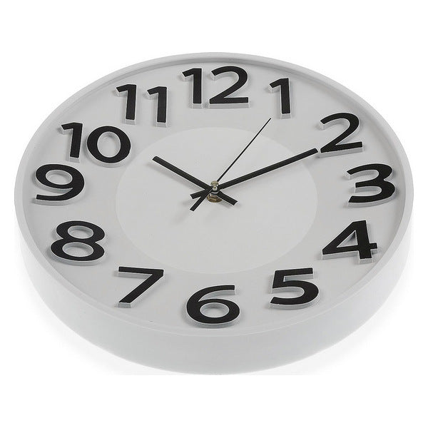 Wanduhr Kunststoff (4,3 x 30 x 30 cm)