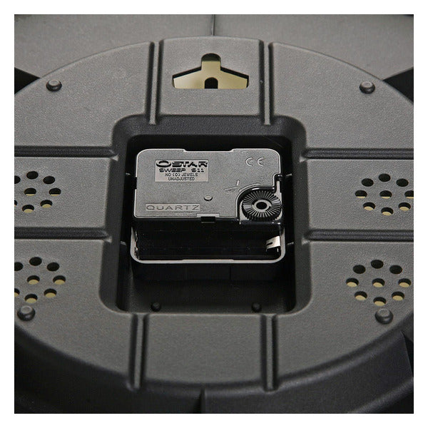 Wanduhr Kunststoff (6,7 x 35,4 x 35,4 cm) Grau