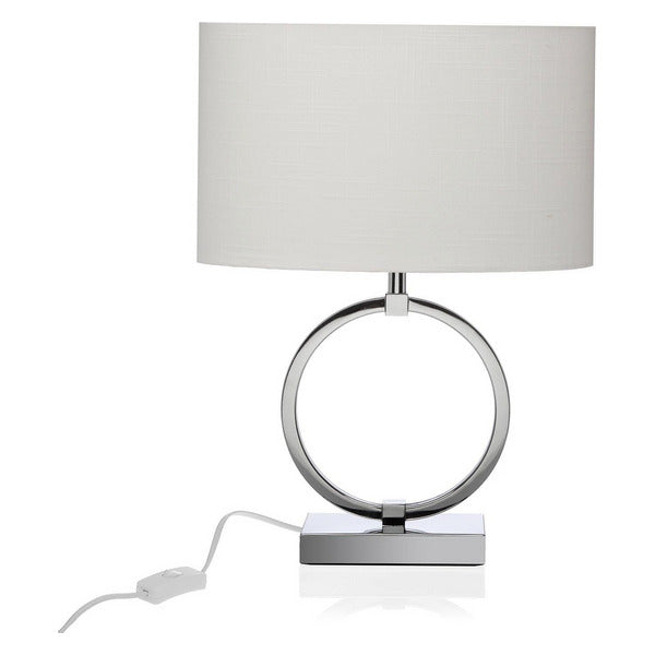 Tischlampe Leinen Metall (35 x 46,5 x 35 cm)