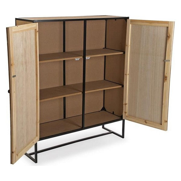 Schuhschrank Emma Metall Holz MDF (30 x 110 x 90 cm)