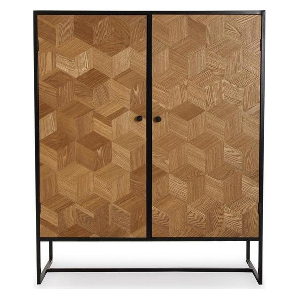 Schuhschrank Emma Metall Holz MDF (30 x 110 x 90 cm)