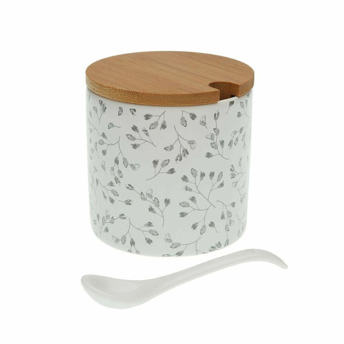 Zuckerdose Versa Oxford rund aus Keramik (8 x 8 x 8 cm)