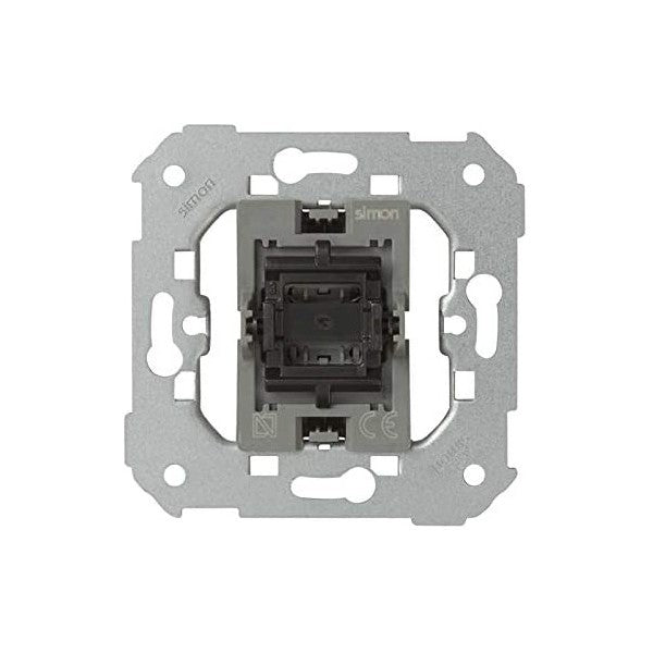 Einzelner Schalter Schaltende Kreuzung Simon 7700251 Aluminium PC