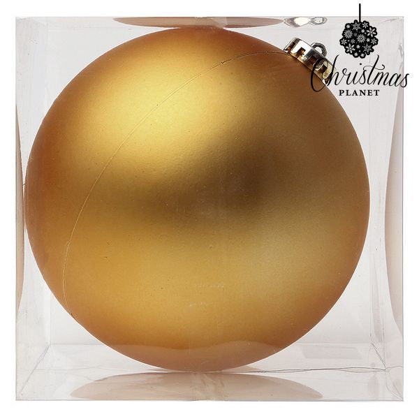 Weihnachtsbaumkugel Christmas Planet 8859 15 cm Kristall Golden