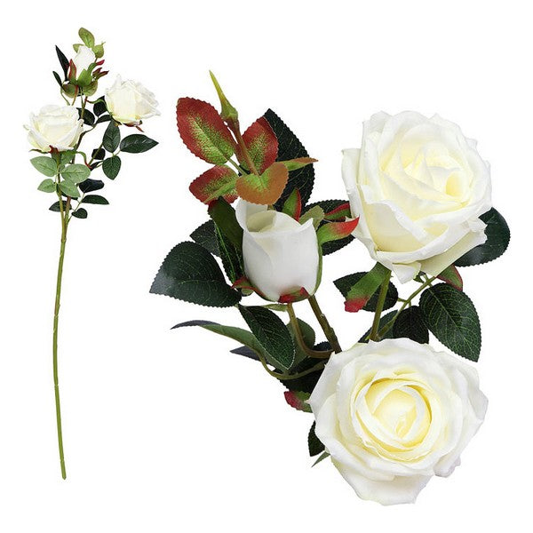 Zweig mit 3 Rosen 113250 Weiß (60 Cm)