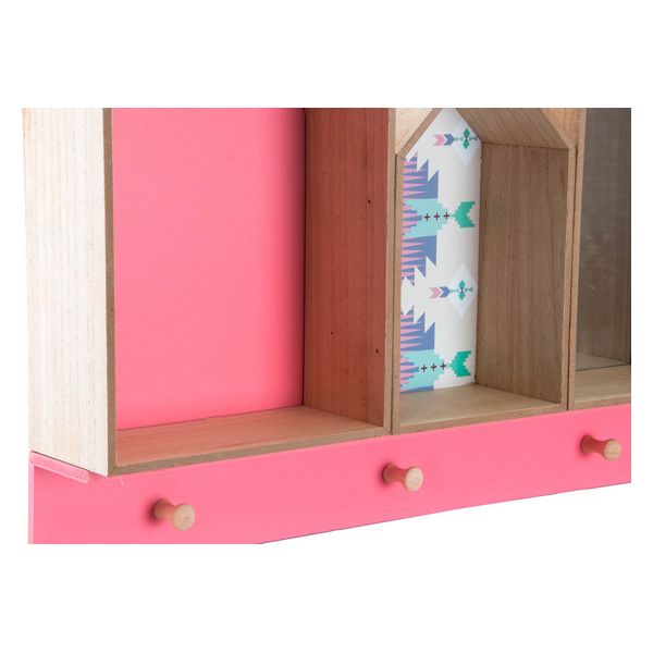 Wandgarderobe Dekodonia Holz Kristall (75 x 10 x 45 cm)