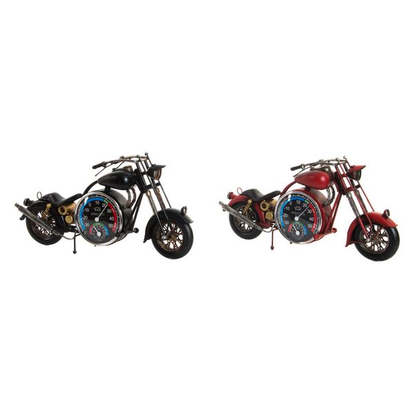 Fahrzeug Dekodonia Uhr Vintage Motorrad (2 pcs)