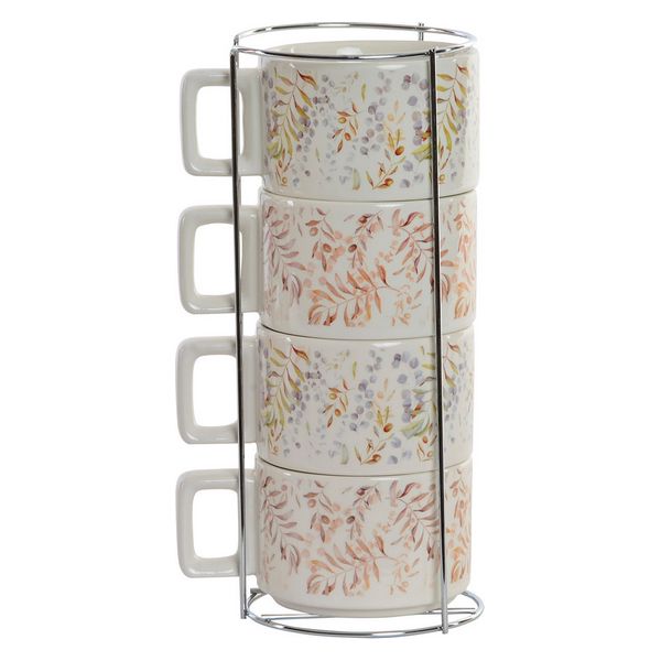 Satz von Kaffeetassen Dekodonia Natur Dolomite (260 ml) (4 pcs)