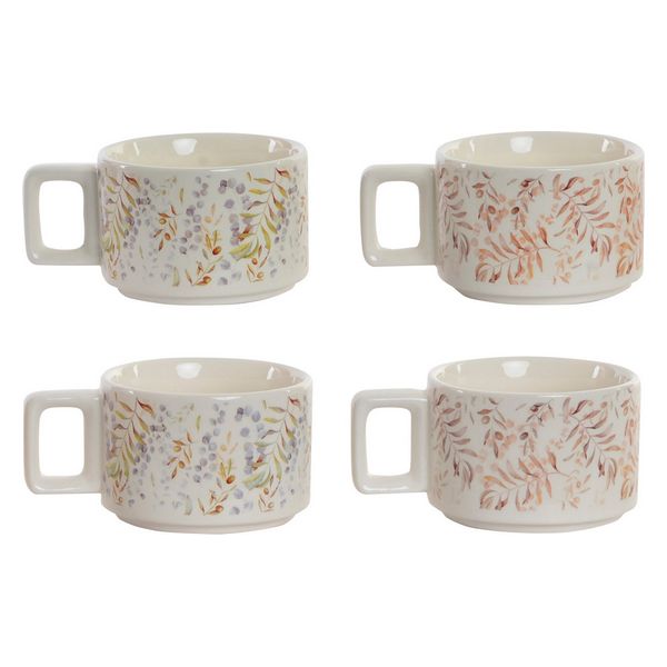 Satz von Kaffeetassen Dekodonia Natur Dolomite (260 ml) (4 pcs)