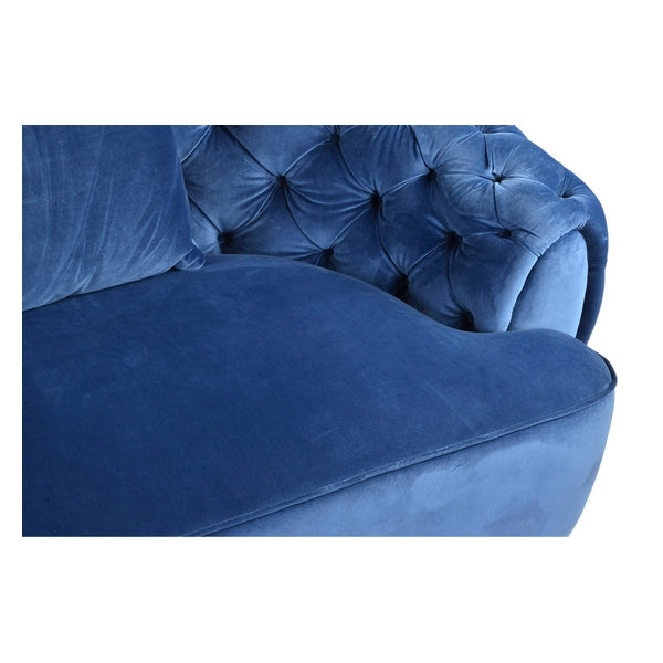 Sofa Dekodonia Bluenery Polyester Metall (213 x 103 x 84 cm)