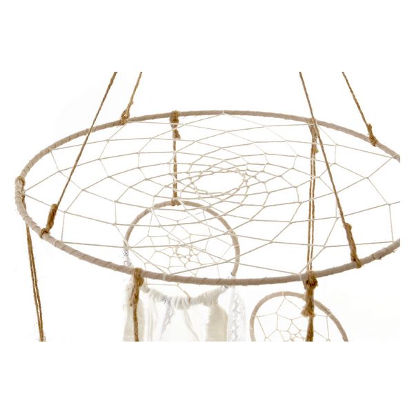 Traumfänger Dekodonia Weiß Polyester (28 x 28 x 80 cm)