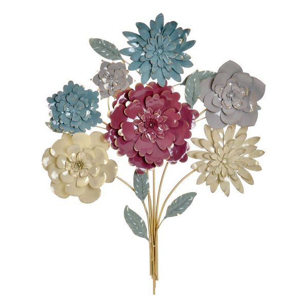 Wanddekoration Dekodonia Metall Blomster