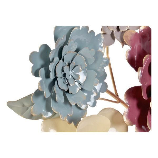 Wanddekoration Dekodonia Metall Blomster