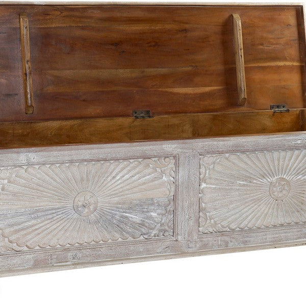 Truhe Dekodonia Mango-Holz (143 x 43 x 51 cm)