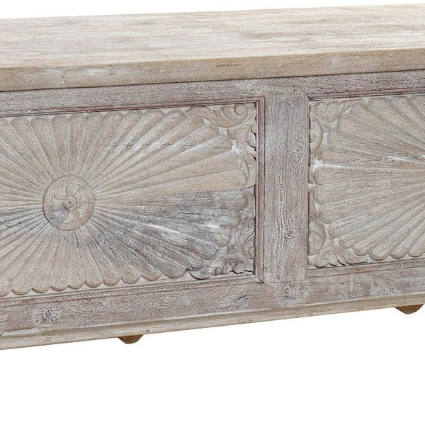 Truhe Dekodonia Mango-Holz (143 x 43 x 51 cm)