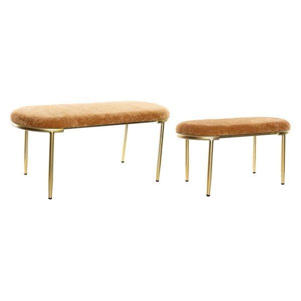 Barhocker Dekodonia Mandy Polyester Metall (2 pcs)