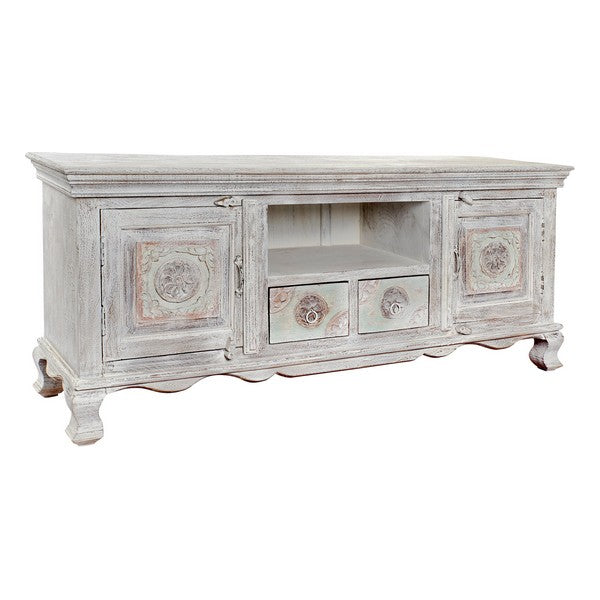 TV-Tisch mit Schubladen Dekodonia Mango-Holz (150 x 40 x 65 cm)