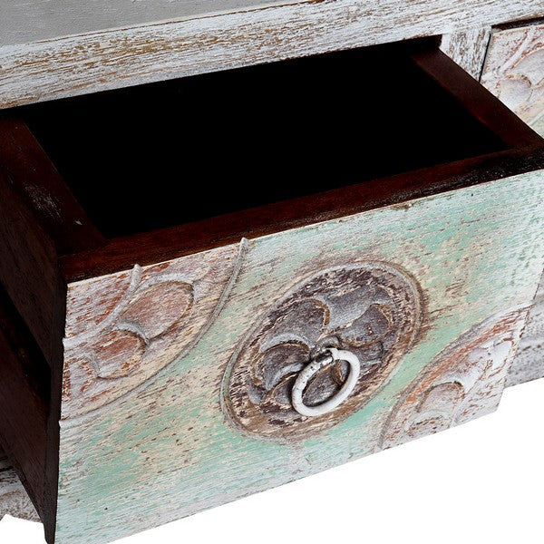 TV-Tisch mit Schubladen Dekodonia Mango-Holz (150 x 40 x 65 cm)