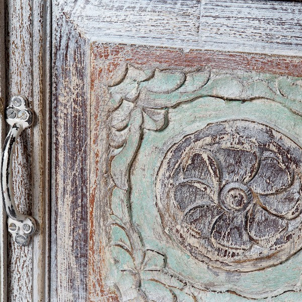 TV-Tisch mit Schubladen Dekodonia Mango-Holz (150 x 40 x 65 cm)