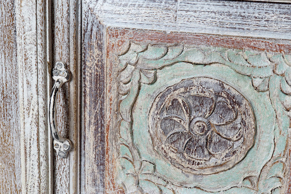 TV-Tisch mit Schubladen Dekodonia Mango-Holz (150 x 40 x 65 cm)