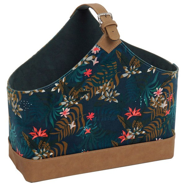 Tidsskriftholder Dekodonia grün Polyester (45 x 20 x 40 cm)