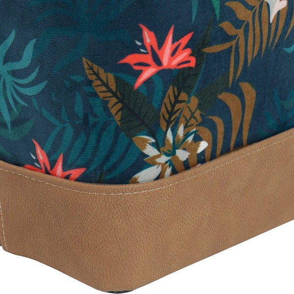 Tidsskriftholder Dekodonia grün Polyester (45 x 20 x 40 cm)