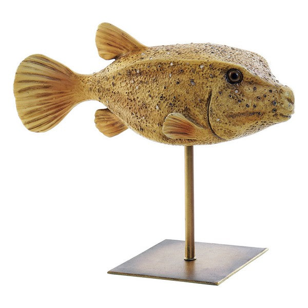Deko-Figur Dekodonia Metall Harz Fisch (24 x 10 x 21 cm)