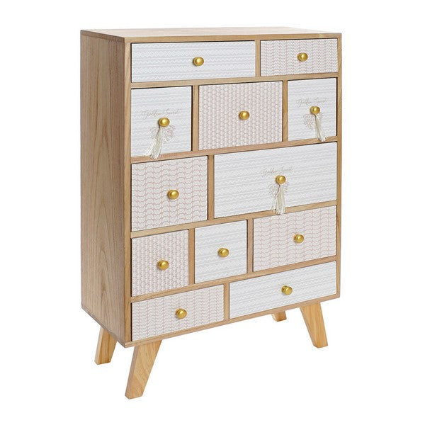 Rollcontainer Dekodonia Golden 19 Paulonia-Holz (60 x 26 x 94 cm)