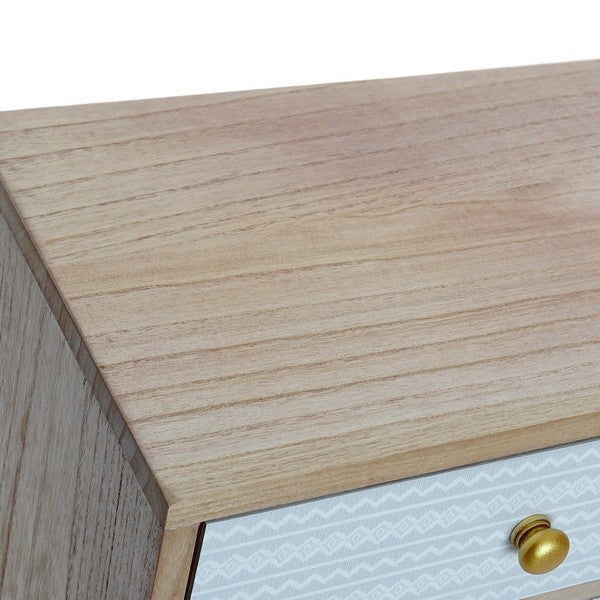 Rollcontainer Dekodonia Golden 19 Paulonia-Holz (60 x 26 x 94 cm)