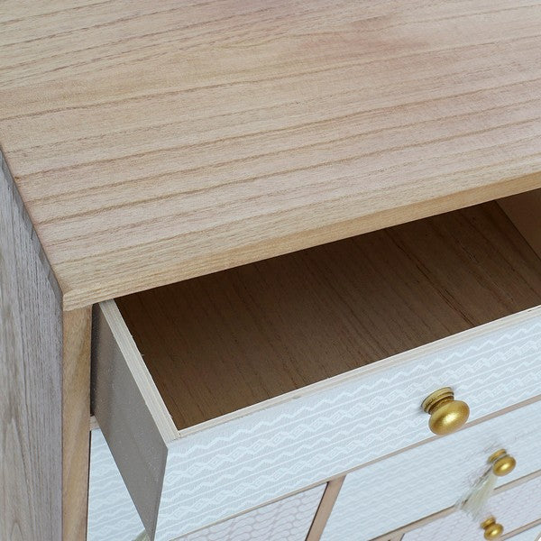 Rollcontainer Dekodonia Golden 19 Paulonia-Holz (60 x 26 x 94 cm)