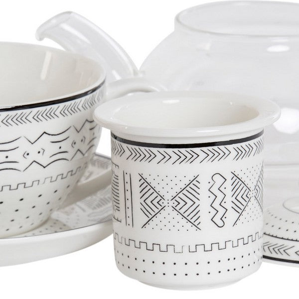 Teekannenspiel Dekodonia Kristall Porzellan Afrikaner (250 ml) (2 pcs)