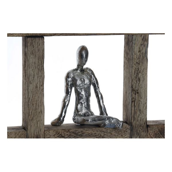 Wanddekoration Dekodonia Aluminium Mango-Holz