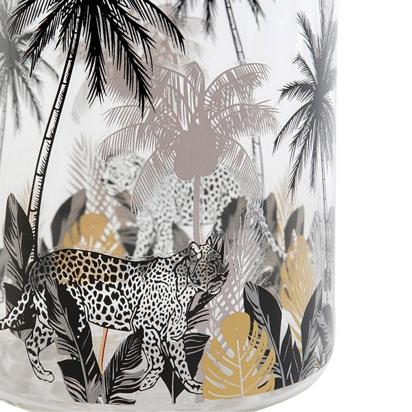 Boot Dekodonia Borosilikatglas Palmen (10 x 10 x 22 cm)