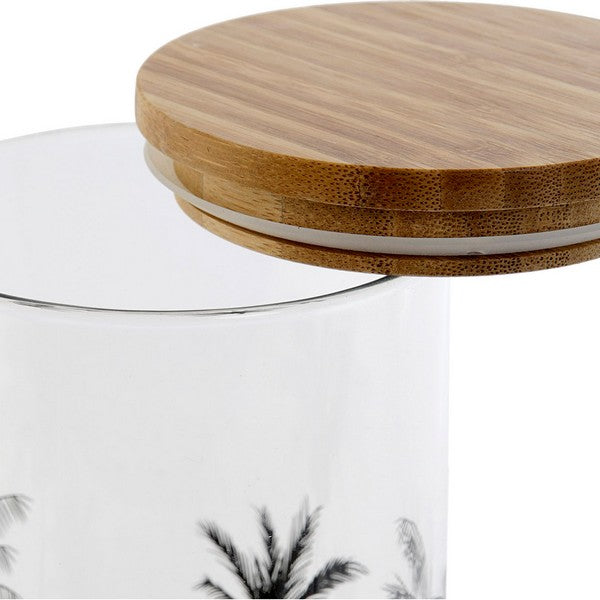 Boot Dekodonia Borosilikatglas Palmen (10 x 10 x 22 cm)