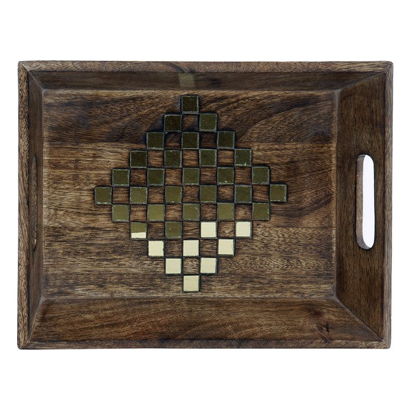 Schale Dekodonia Mango-Holz (38 x 28 x 6 cm)