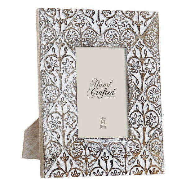 Fotorahmen Dekodonia Kristall Mango-Holz (10 x 15 cm)