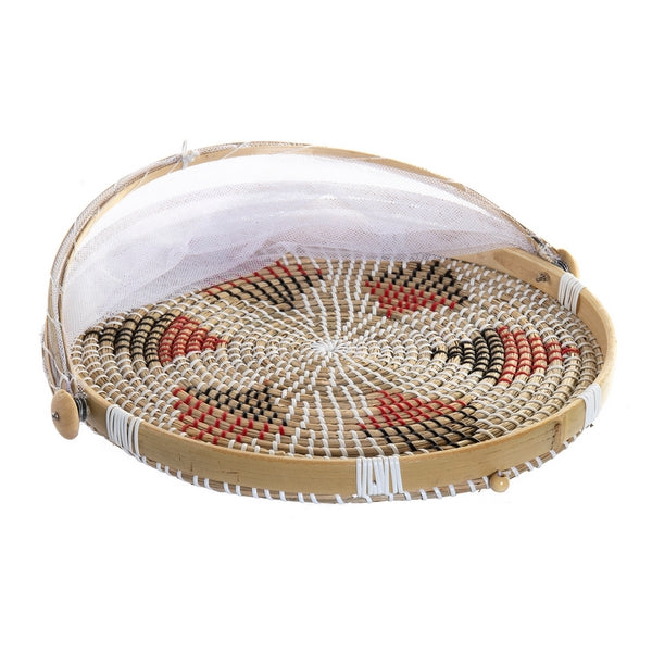 Geschirrabdeckung Dekodonia Polyester Bambus (44 x 40 x 25 cm)