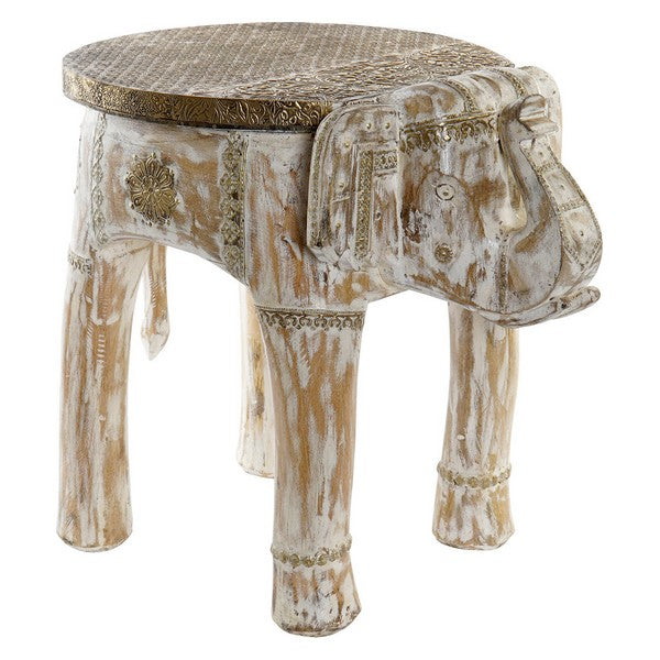 Barhocker Dekodonia Messing Mango-Holz (51 x 36 x 46 cm)