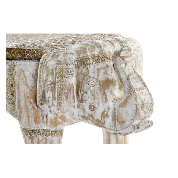 Barhocker Dekodonia Messing Mango-Holz (51 x 36 x 46 cm)